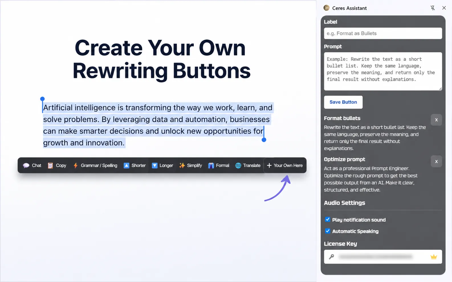 Ceres Browser preview